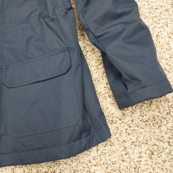 3304 Size XL Bass Lined Navy Blue  Hooded Winter Coat - Picture 2 of 10